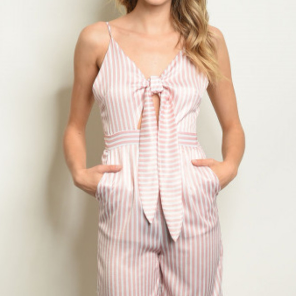 Striped Jumpsuit - Picture 2 of 2